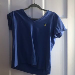Blue polo ralph lauren top